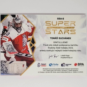 Tomáš Suchánek 2022/23 MK Super Stars Auto Gold PROMO
