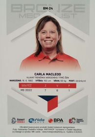 Carla Macleod 2022/23 MK Bronze Medalists Woman PROMO ražba