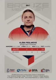 Klára Peslarová 2022/23 MK Bronze Medalists Woman PROMO ražba