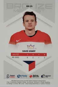 David Kämpf 2021/22 MK Bronze Medalists PROMO ražba