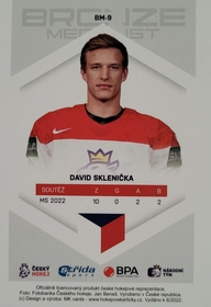 David Sklenička 2021/22 MK Bronze Medalists PROMO ražba