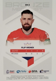 Filip Hronek 2021/22 MK Bronze Medalists PROMO ražba 