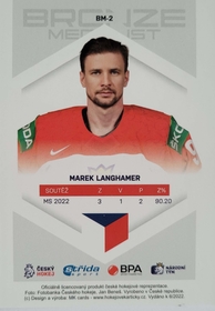 Marek Langhamer 2021/22 MK Bronze Medalists PROMO ražba