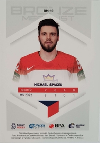 Michael Špaček 2021/22 MK Bronze Medalists PROMO ražba