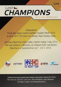 Jakub Štěpánek 2017/18 MK Last Champions
