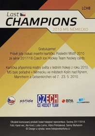 Jiří Novotný 2017/18 MK Last Champions