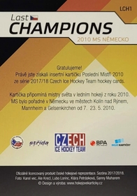 Tomáš Vokoun 2017/18 MK Last Champions