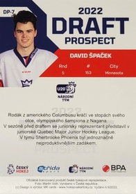 David Špaček 2022 MK DRAFT PROSPECT 2022 - PROMO ražba