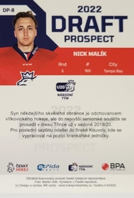 Nick Malík 2022 MK DRAFT PROSPECT 2022 - PROMO ražba