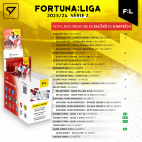  Fortuna : Liga 2023/24 Retail box- 2 serie 