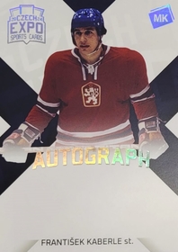 František Kaberle st. 2024 MK EXPO Kladno podpisová kartička