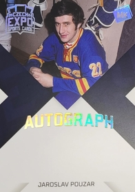 Jaroslav Pouzar 2024 MK EXPO Kladno podpisová kartička