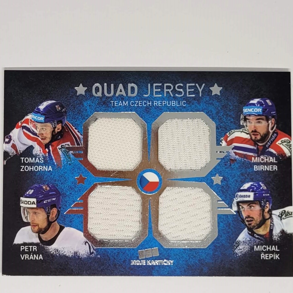 Zohorna, Birner, Vrána, Řepík 2015/16 MK QUAD JERSEY PROMO xx/30