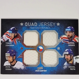 Zohorna, Birner, Vrána, Řepík 2015/16 MK QUAD JERSEY PROMO xx/30
