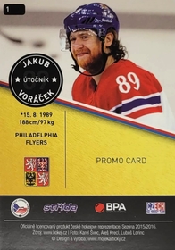 Jakub Voráček 2015/16 MK Special Edition PROMO