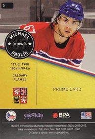 Michael Frolík 2015/16 MK Special Edition PROMO