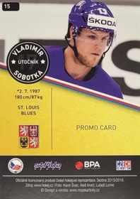 Vladimír Sobotka 2015/16 MK Special Edition PROMO