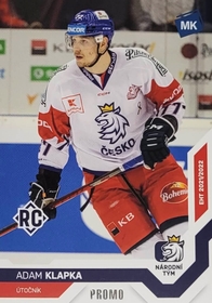 Adam Klapka 2021/22 MK PROMO Rookie Card