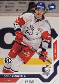 David Cienciala 2021/22 MK PROMO Rookie Card