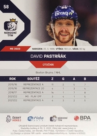 David Pastrňák 2021/22 MK PROMO 