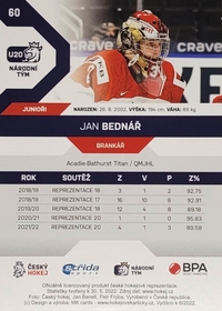Jan Bednář 2021/22 MK PROMO U20
