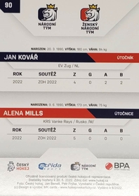 Jan Kovář, Alena Mills 2021/22 MK PROMO