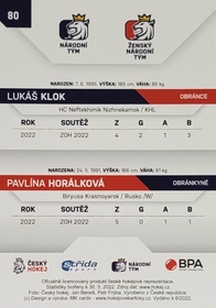 Lukáš Klok, Pavlína Horálková 2021/22 MK PROMO 