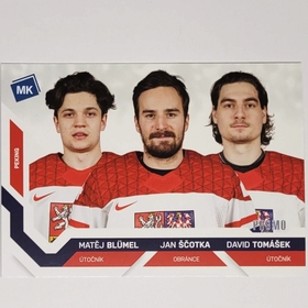 Matěj Blümel, Jan Ščotka, David Tomášek 2021/22 MK PROMO 