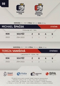 Michael Špaček, Tereza Vanišová 2021/22 MK PROMO 