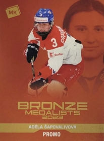 Adéla Šapovalivová 2022/23 MK Bronze Medalists Woman PROMO ražba