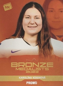 Karolína Kosinová 2022/23 MK Bronze Medalists Woman PROMO ražba