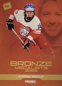 Kateřina Mrázová 2022/23 MK Bronze Medalists Woman PROMO ražba