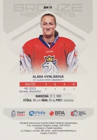 Klára Hymlárová 2022/23 MK Bronze Medalists Woman PROMO ražba