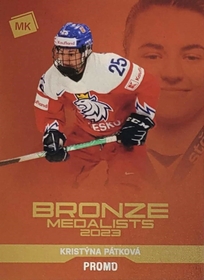 Kristýna Pátková 2022/23 MK Bronze Medalists Woman PROMO ražba