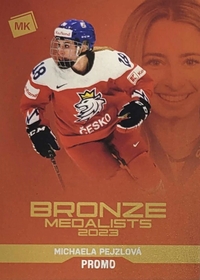 Michaela Pejzlová 2022/23 MK Bronze Medalists Woman PROMO ražba
