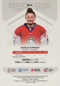 Natálie Mlýnková 2022/23 MK Bronze Medalists Woman PROMO ražba