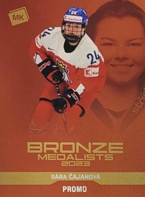 Sára Čajanová 2022/23 MK Bronze Medalists Woman PROMO ražba