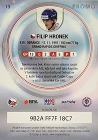 Filip Hronek 2016/17 MK PROMO