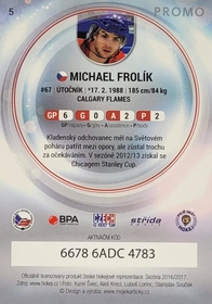 Michaela Frolík 2016/17 MK PROMO