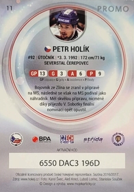 Petr Holík 2016/17 MK PROMO