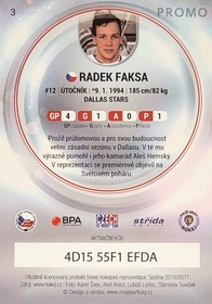 Radek Faksa 2016/17 MK PROMO