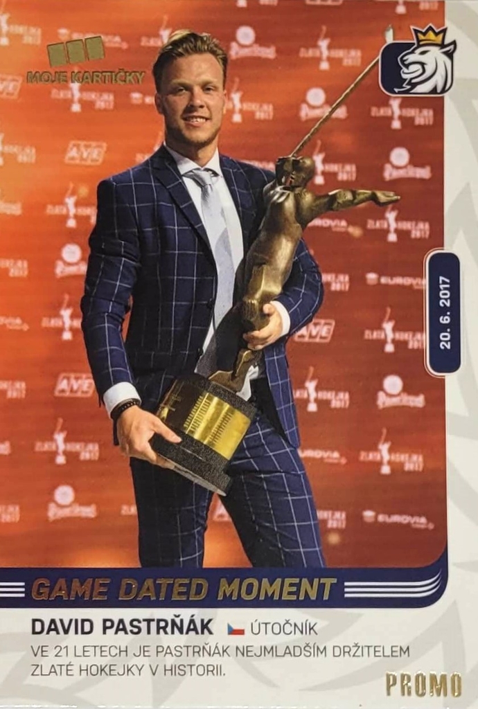 David Pastrňák 2018/19 MK Paraler GOLD PROMO