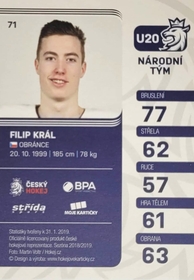 Filip Král 2018/19 MK Paraler GOLD PROMO