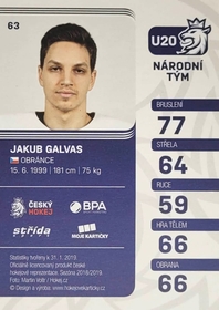 Jakub Galvas 2018/19 MK Paraler GOLD PROMO