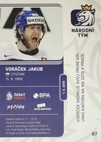 Jakub Voráček 2018/19 MK Paraler GOLD PROMO
