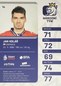 Jan Kolář 2018/19 MK Paraler GOLD PROMO