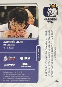 Jaromír Jágr 2018/19 MK Paraler GOLD PROMO