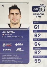 Jiří Patera 2018/19 MK Paraler GOLD PROMO