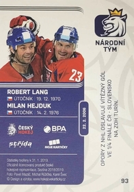 Lang, Hejduk 2018/19 MK Paraler GOLD PROMO