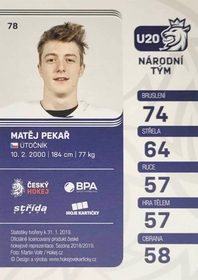 Matěj Pekař 2018/19 MK Paraler GOLD PROMO